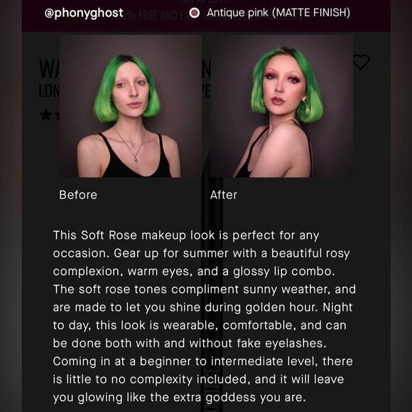 IL MAKIAGE Waterproof Lipliner in Antique (Rose) 501. Full Size. Brand New. - Picture 5 of 13